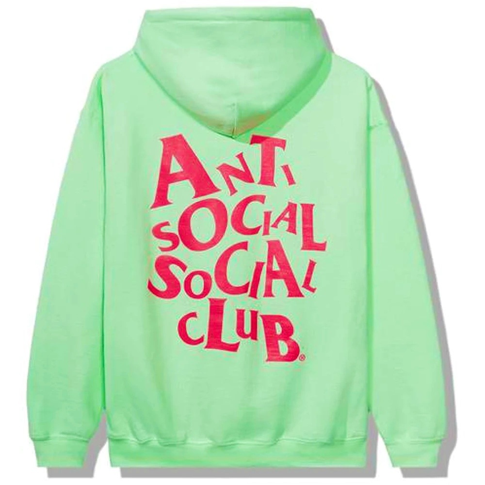 "'Complicated" - NEW ANTI SOCIAL SOCIAL CLUB GREEN HOODIE SIZE LARGE NWT